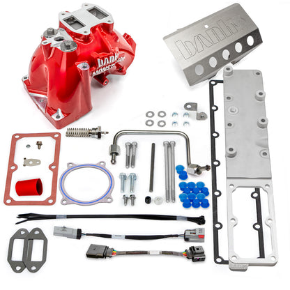 Monster-Ram Intake System for 19-24 Ram 2500/3500 6.7L Cummins Red Powdercoat Banks Power