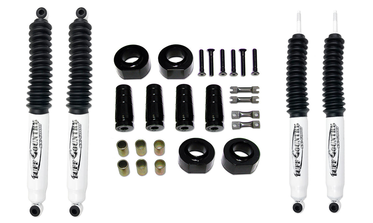 2 Inch Lift Kit 97-06 Jeep Wrangler TJ Tuff Country