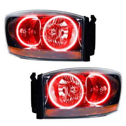 Oracle 06 Dodge Ram SMD HL - Black - ColorSHIFT w/ BC1 Controller