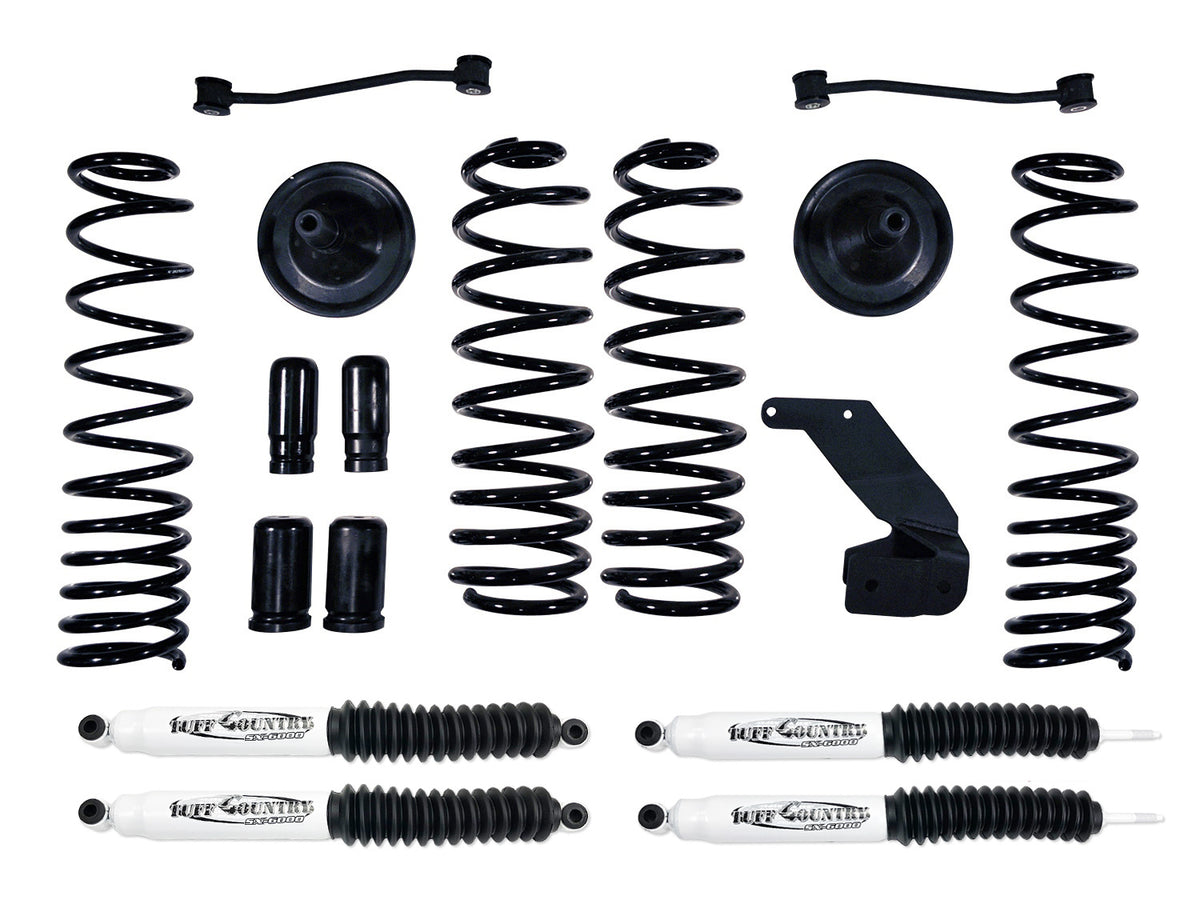 3 Inch Lift Kit 07-18 Jeep Wrangler JK 2 Door Tuff Country