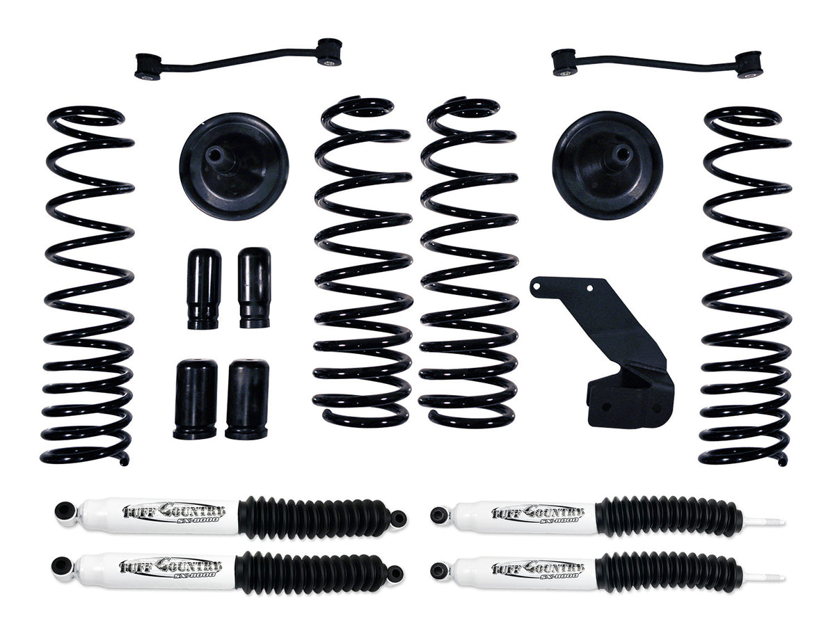 3 Inch Lift Kit 07-18 Jeep Wrangler JK 2 Door Tuff Country