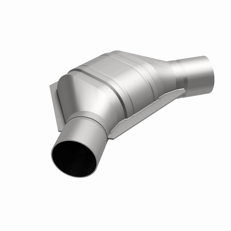 MagnaFlow Universal Catalytic Converter 2.25 Angled In/Out Front CA