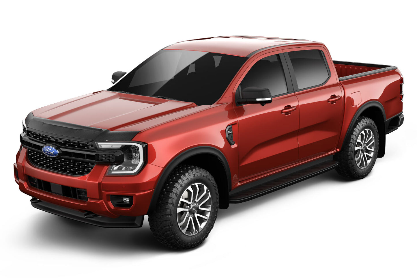 Aeroskin II Hood Protector for 2024-2026 Ford Ranger Textured Black AVS