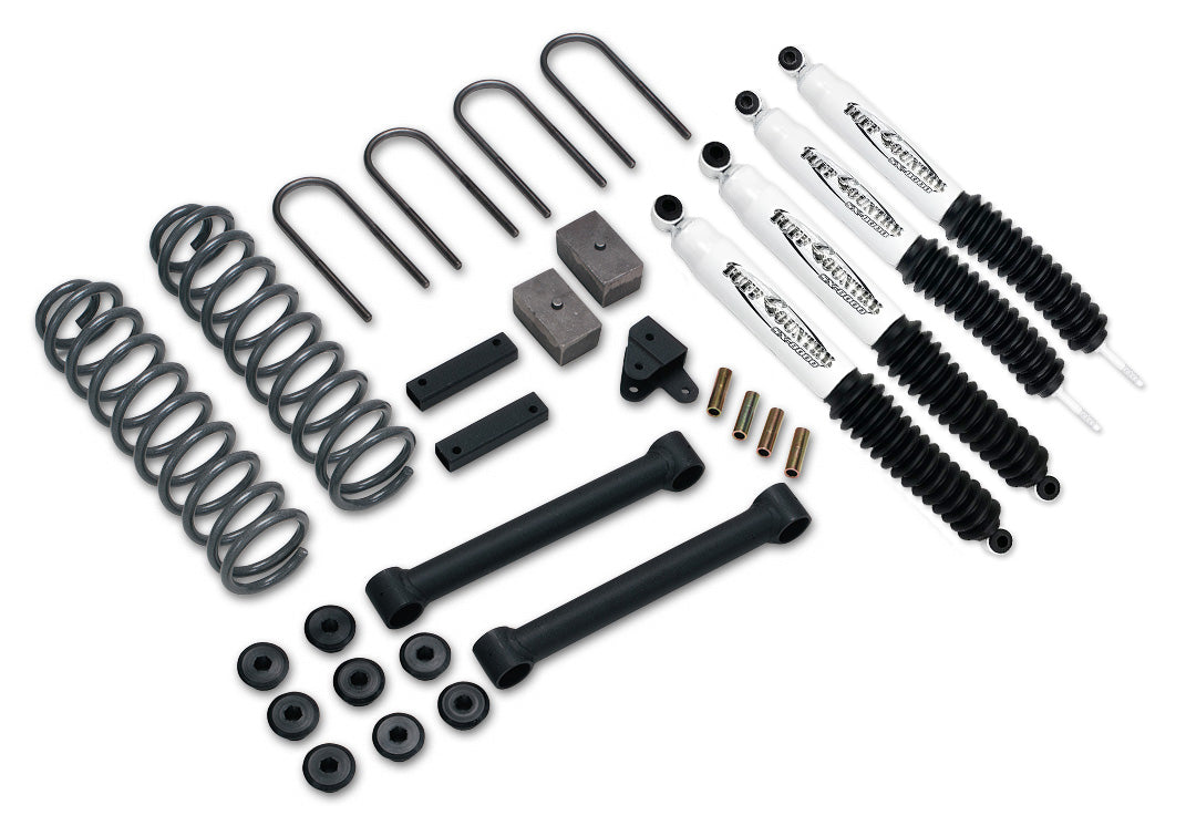 3.5 Inch Lift Kit 87-01 Jeep Cherokee EZ-Ride Tuff Country