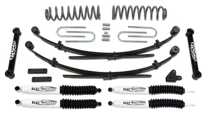 3.5 Inch Lift Kit 87-01 Jeep Cherokee with Rear Leaf Springs Tuff Country