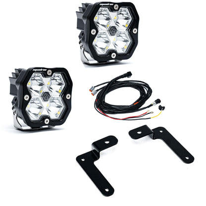 Squadron 2.0 Sport A-Pillar Light Kit Jeep 2018-26 Wrangler JL 2020-26 Gladiator JT Baja Designs