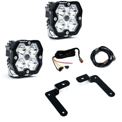 Squadron 2.0 Sport A-Pillar Light Kit Jeep 2018-26 Wrangler JL 2020-26 Gladiator JT Baja Designs
