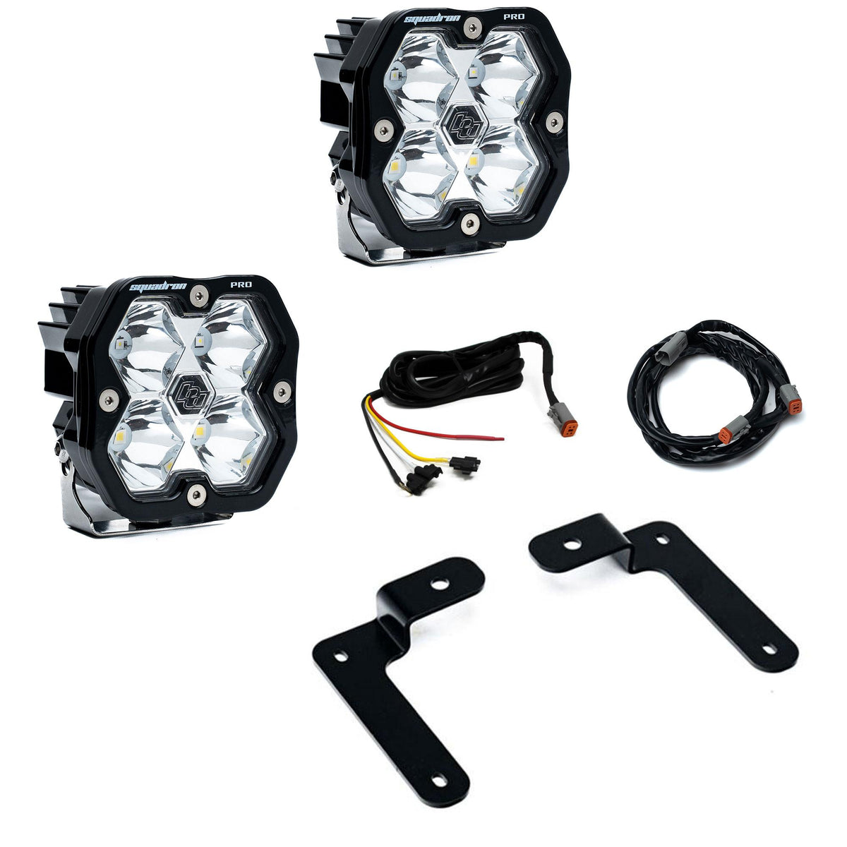 Squadron 2.0 Pro A-Pillar Light Kit Jeep 2018-26 Wrangler JL 2020-26 Gladiator JT Baja Designs