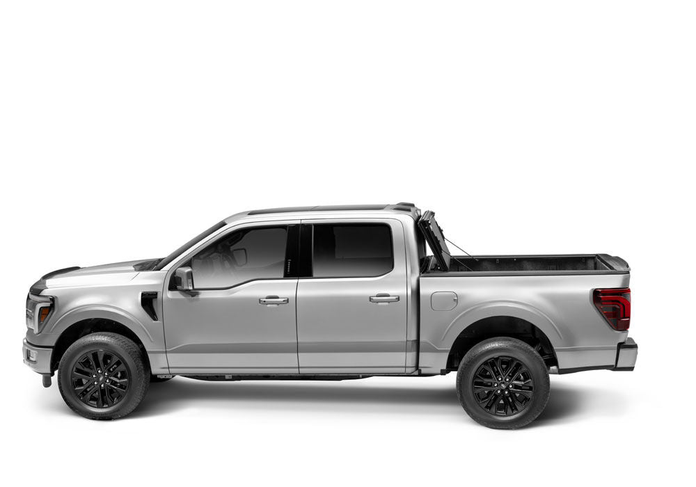 BAKFlip MX4 (GEN 3) Hard Folding Truck Bed Cover Matte Finish 2007-2021 Toyota Tundra 5 Foot 6 Inch Bed without Deck Rail System without Trail Special Edition Storage Boxes BAK
