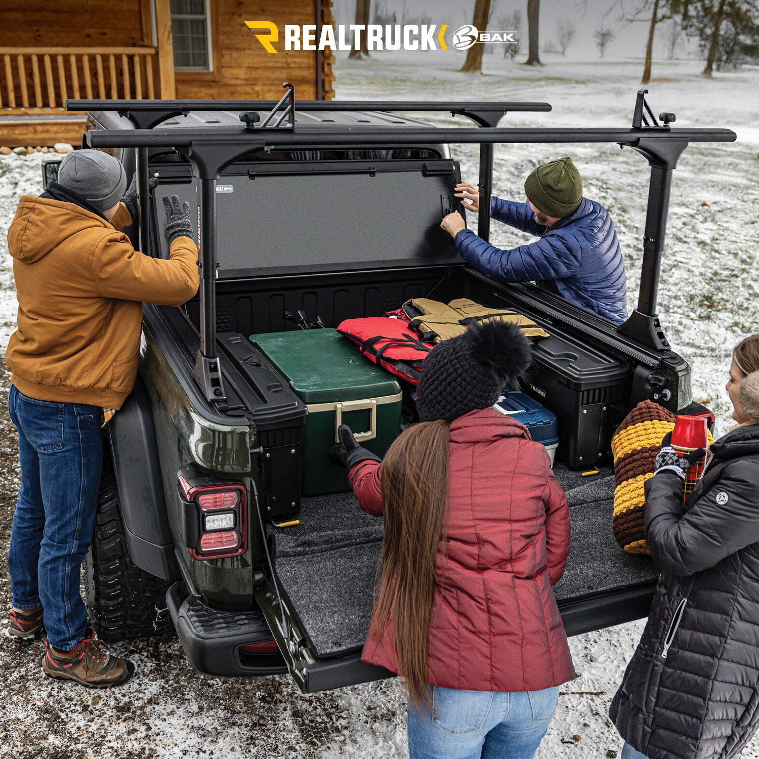 BAKFlip MX4 TS Hard Folding Truck Bed Cover 2014-2018 (2019 Legacy/Limited) Silverado/Sierra 5 Foot 9 Inch Bed BAK