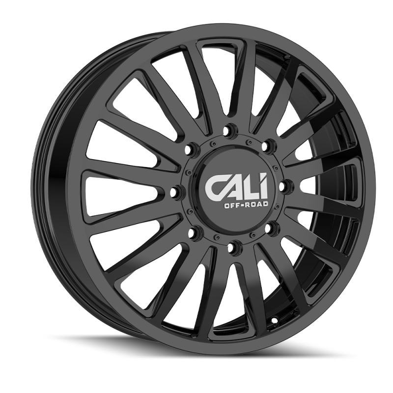 Cali Off-Road 9110D Summit Dually 20x8.25 / 8x200 BP / 115mm Offset / 142mm Hub Gloss Black Wheel