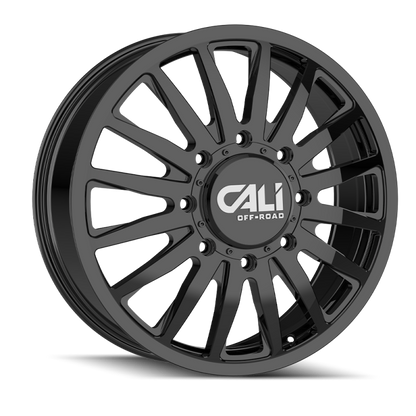 Cali Off-Road 9110D Summit Dually 20x8.25 / 8x200 BP / 115mm Offset / 142mm Hub Gloss Black Wheel