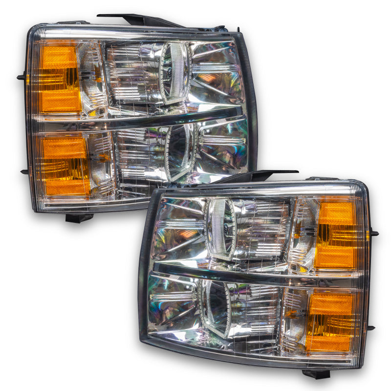 Oracle 07-13 Chevrolet Silverado SMD HL - Square Style - ColorSHIFT w/ Simple Controller
