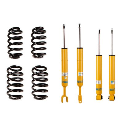 Suspension Kit Audi A4 Quattro 2008-2002 Monotube Front Lowered Height 30mm, up to 1090kg Axle Load Rear Lowered Height 30mm, up to 1150kg Axle Load From Chassis # 8E-5-400001 B12 (Pro-Kit) Bilstein