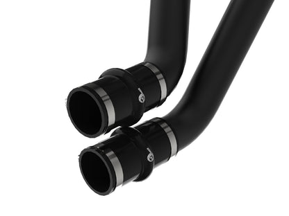 BladeRunner 2-1/2 Inch Aluminum Hot Charge Pipe Black Ford F-150 Raptor 17-20 V6-3.5L (tt) aFe Power