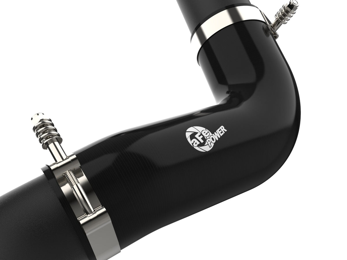 BladeRunner 3 Inch Aluminum Hot and Cold Charge Pipe Kit Black GM Diesel Trucks 20-23 V8-6.6L (td) L5P aFe Power