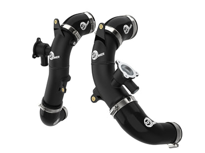 BladeRunner 2-1/2 Inch Aluminum Hot Charge Pipe Black Toyota Tundra 22-26 V6-3.4L (tt) aFe Power