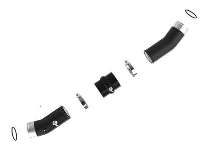 BladeRunner 3 Inch Aluminum Cold Charge Pipe Black Toyota Tacoma 24-26 L4-2.4L (t) aFe Power