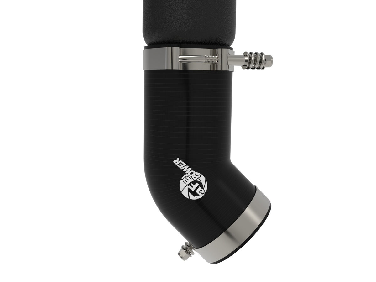BladeRunner 2-1/2 Inch to 3 Inch Aluminum Cold-Side Charge Pipe Black Ram Diesel Trucks 25-26 L6-6.7L (td) aFe Power