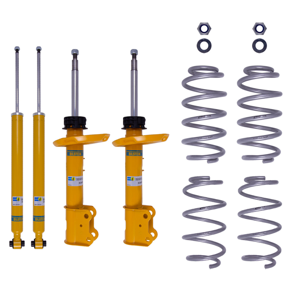 Suspension Kit Mercedes-Benz GLA250 2020-2015 Monotube/Twintube Front Lifted Height 30-40mm, up to 1125kg Axle Load Rear Lifted Height 25mm, up to 950kg Axle Load B12 (Pro-Lift Kit) Bilstein