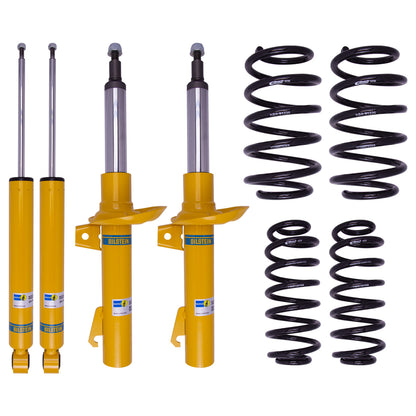 Suspension Kit Audi Q3 Quattro 2018-2015 Monotube Front Lowered Height 25mm, up to 1100kg Axle Load Rear Lowered Height 25mm, up to 1115kg Axle Load B12 (Pro-Kit) Bilstein