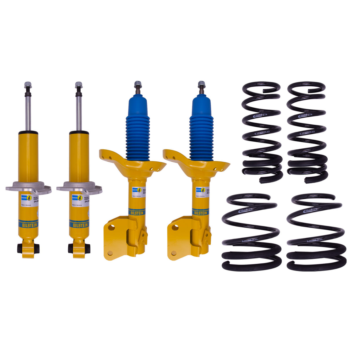 Suspension Kit Subaru WRX STI 2021-2015 Monotube Front Lowered Height 20mm, up to 1070kg Axle Load Rear Lowered Height 5mm, up to 1040kg Axle Load B12 (Pro-Kit) Bilstein