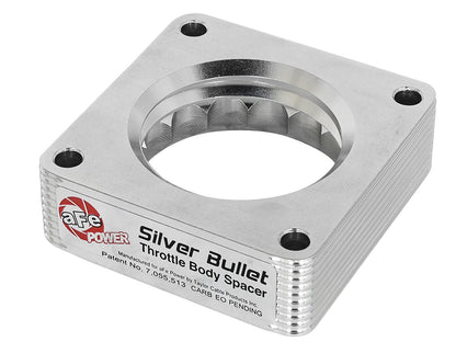 Silver Bullet Throttle Body Spacer Kit Nissan 350Z 03-06/Alitima 03-05/Infiniti G35 03-07 V6-3.5L (VQ35DE) aFe Power