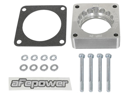 Silver Bullet Throttle Body Spacer Kit Nissan 350Z 03-06/Alitima 03-05/Infiniti G35 03-07 V6-3.5L (VQ35DE) aFe Power