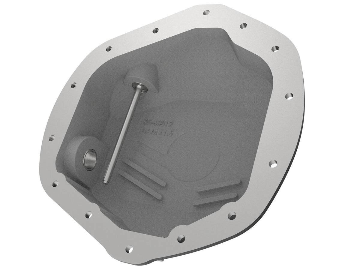 Pro Series Rear Differential Cover Black w/ Machined Fins Dodge Trucks 2500/3500 03-18 aFe Power