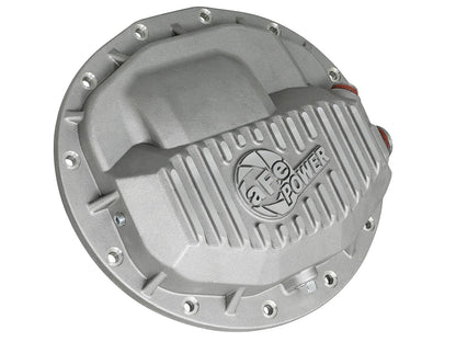 Street Series Front Differential Cover Raw w/ Machined Fins Dodge Trucks 2500/3500 13-23 (Aam 9.25-12) aFe Power