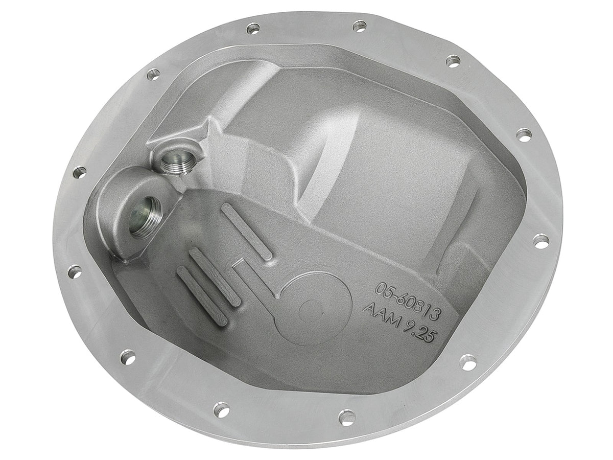 Street Series Front Differential Cover Raw w/ Machined Fins Dodge Trucks 2500/3500 13-23 (Aam 9.25-12) aFe Power