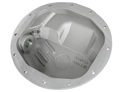 Street Series Front Differential Cover Raw w/ Machined Fins Dodge Trucks 2500/3500 13-23 (Aam 9.25-12) aFe Power