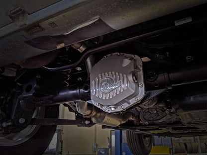 Street Series Rear Differential Cover Raw w/ Machined Fins Jeep Wrangler (Jl) 18-23 (Dana M200) aFe Power