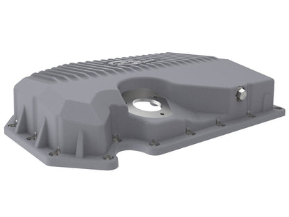 Street Series Engine Oil Pan Raw w/ Machined Fins Audi/Volkswagen 05-22 L4-1.8L (t)/2.0L (t) (w/ Oil Sensor) aFe Power