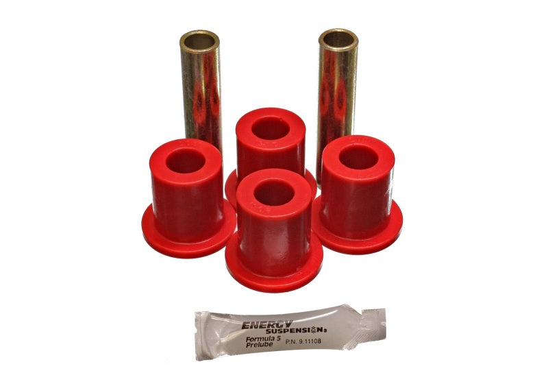 Energy Suspension Rear Spring Frame Shackle Kit - Red