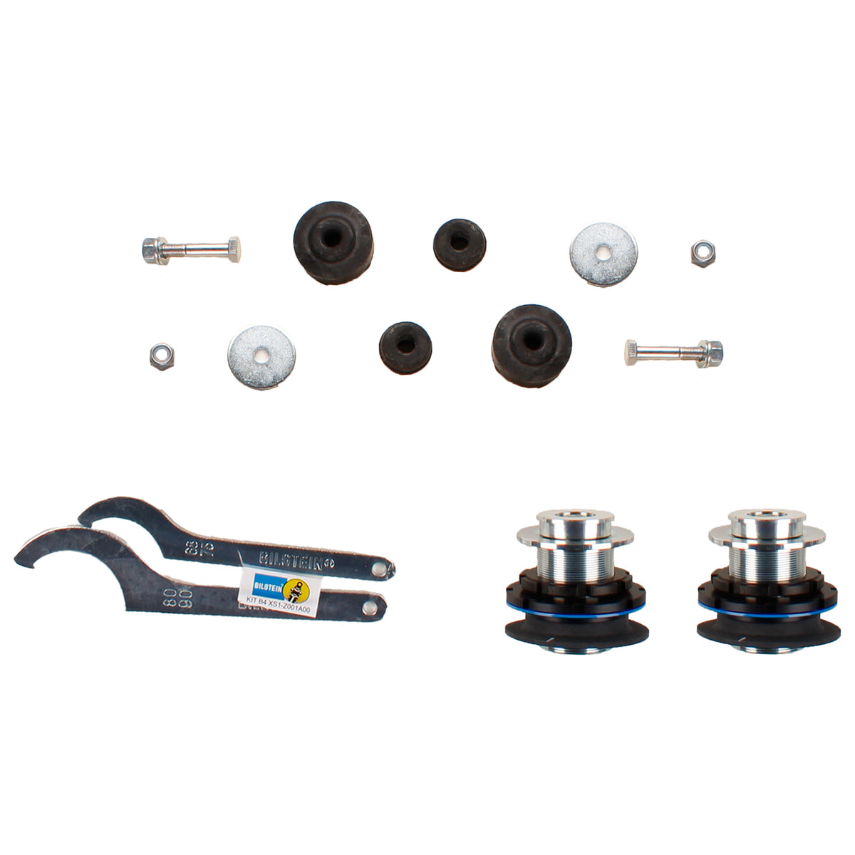 Suspension Kit Mercedes-Benz C32 AMG Monotube Front Lowered Height 30-50mm up to 1130kg Axle Load Suspension Wheel spacers may be required for some wheel/tire combinations Sport Suspension B14 (PSS) Bilstein