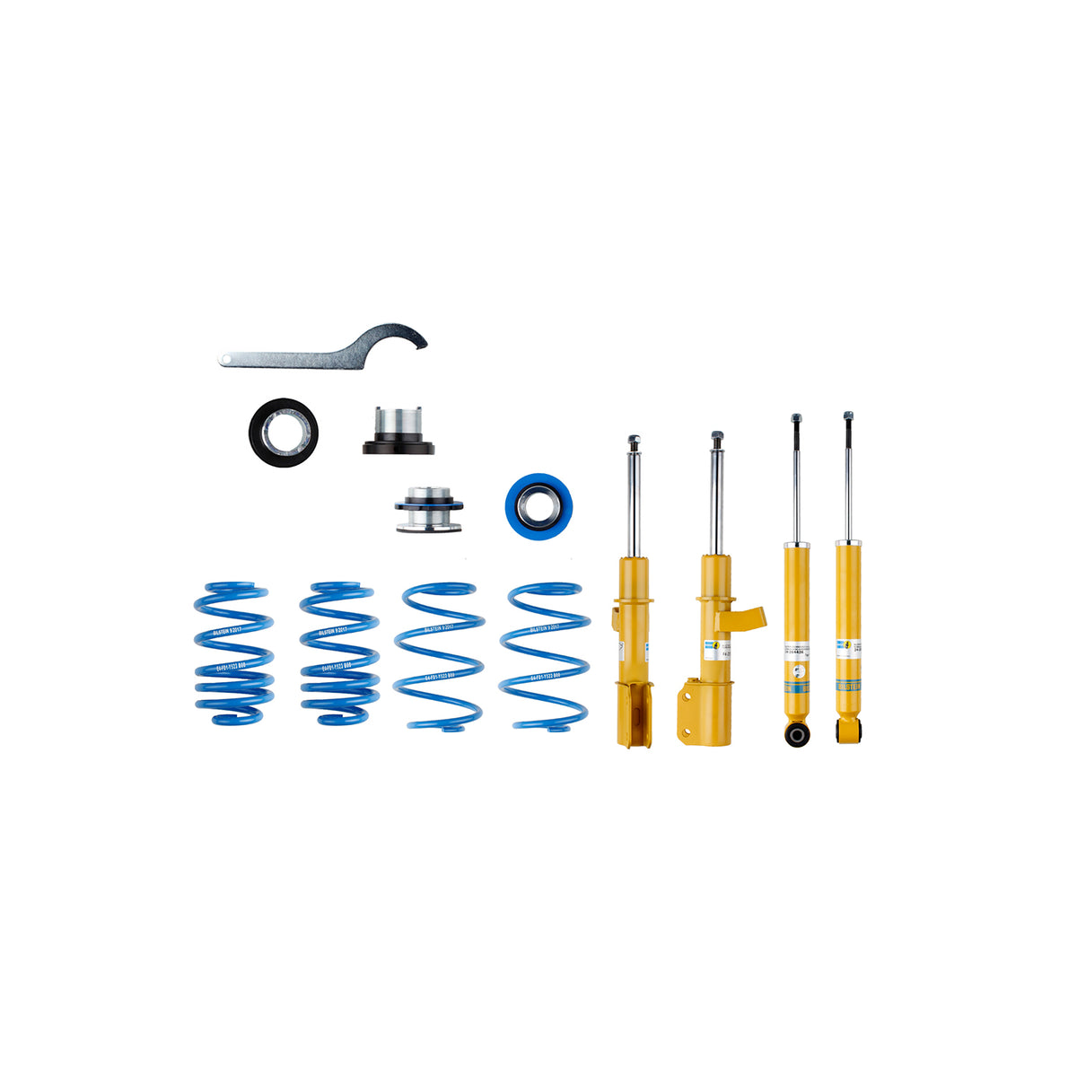 Suspension Kit Smart Fortwo 2017-2016 Monotube/Twintube Front Lowered Height 20-40mm Rear Lowered Height 20-40mm B14 (PSS) Bilstein