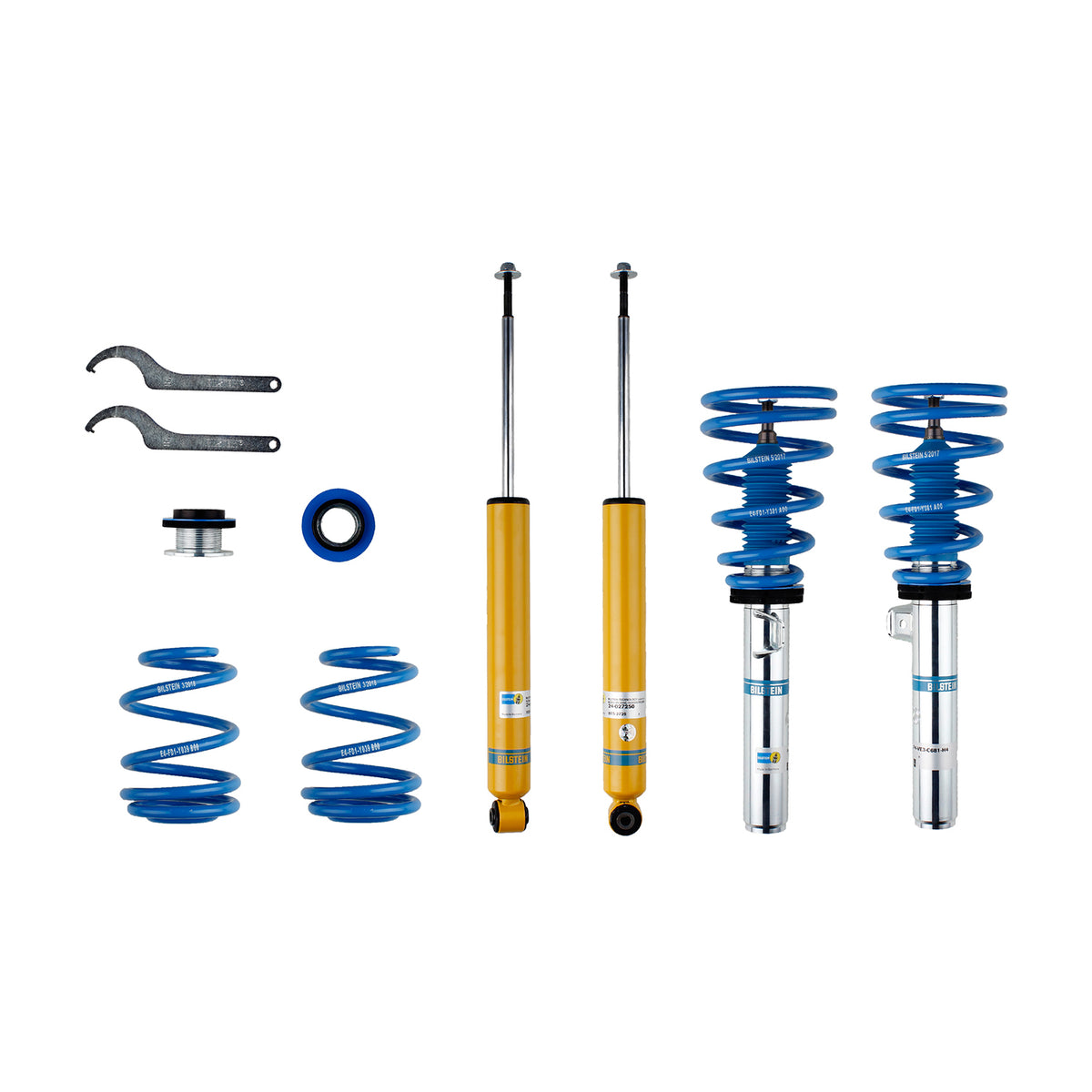 Suspension Kit BMW 323Ci 2000 Monotube Front Lowered Height 35-50mm up to 1030kg Axle Load Rear Lowered Height 25-40mm up to 1190kg Axle Load B14 (PSS) Bilstein