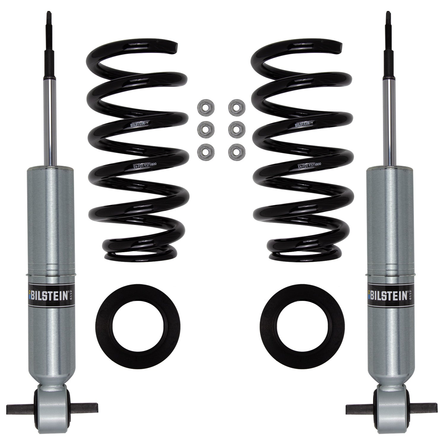 Suspension Kit Chevrolet Silverado 1500 2018-2014, Silverado 1500 LD 2019, GMC Sierra 1500 2018-2014, Sierra 1500 Limited 2019 Monotube Provides 1.85-2.75 Inch Front Lift B8 6112 Bilstein