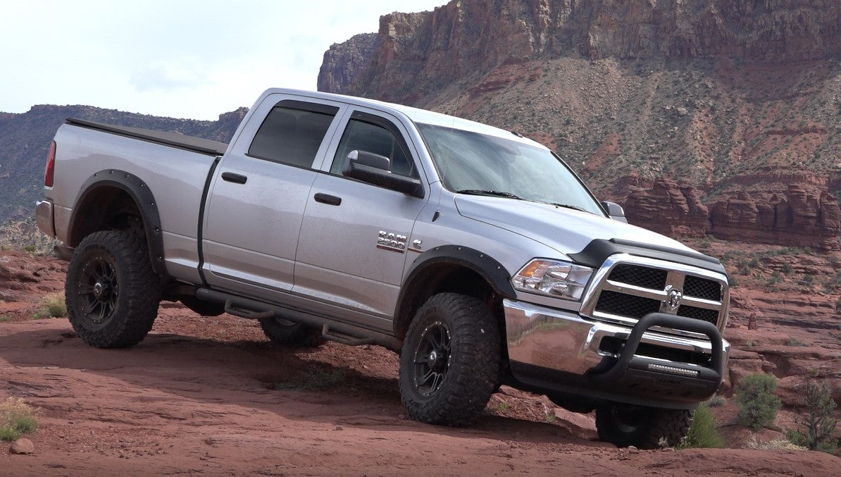 Bull Bar with LED Light Bar Black 2009-2018 Dodge Ram 1500 Lund
