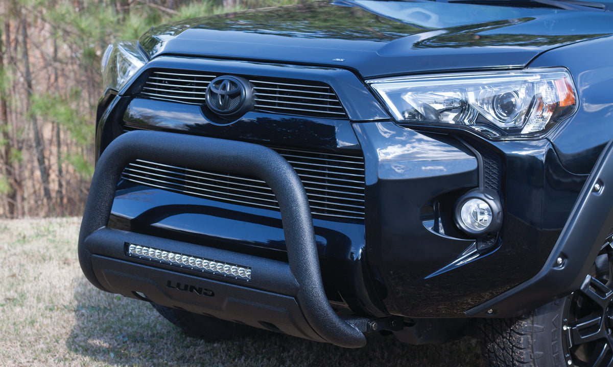 Bull Bar with LED Light Bar Black 2007-2020 Toyota Tundra 2008-2022 Toyota Sequoia Lund