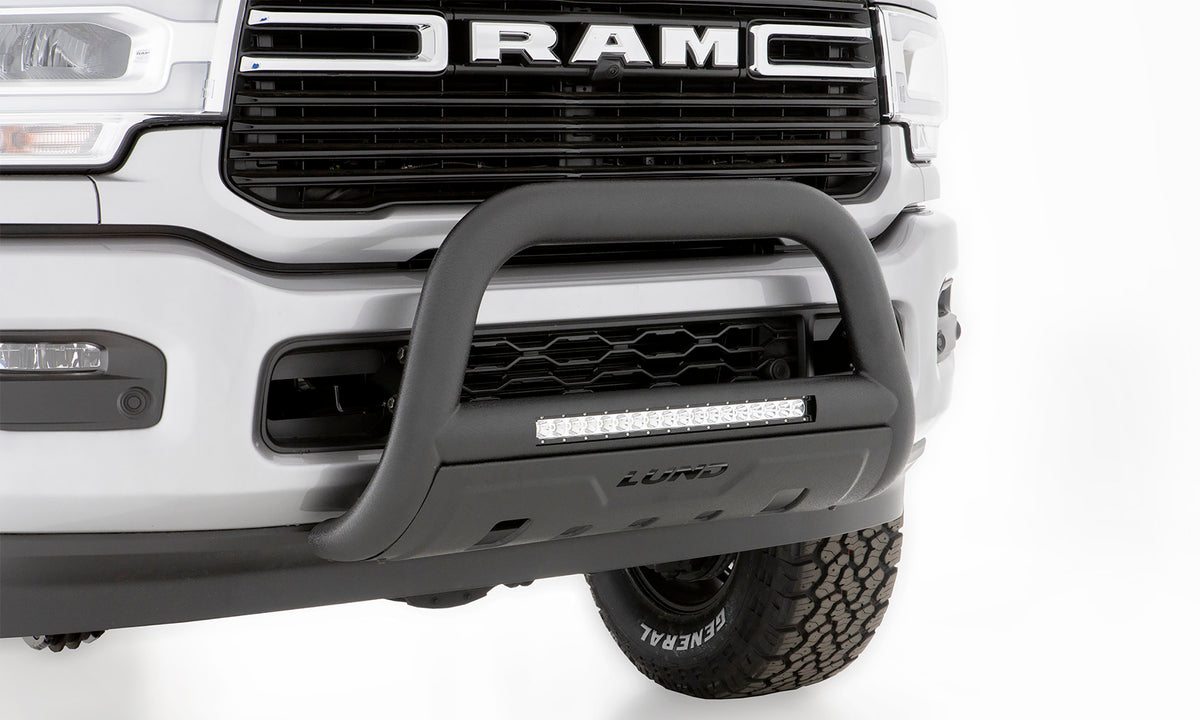 Bull Bar with LED Light Bar Black 2020-2024 Ram 2500/3500 Lund