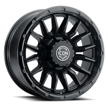 ICON Alloys Cajon 20x9 / 8x170 / 6mm / 5.25in BS Double Black Wheel