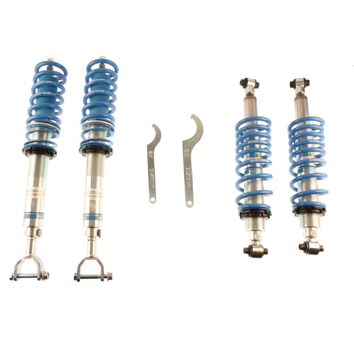 Suspension Kit Audi S4 2002-2000 Monotube Front Lowered Height 15-35mm, up to 1150kg Axle Load Rear Lowered Height 10-30mm, up to 1140kg Axle Load B16 (PSS9) Bilstein