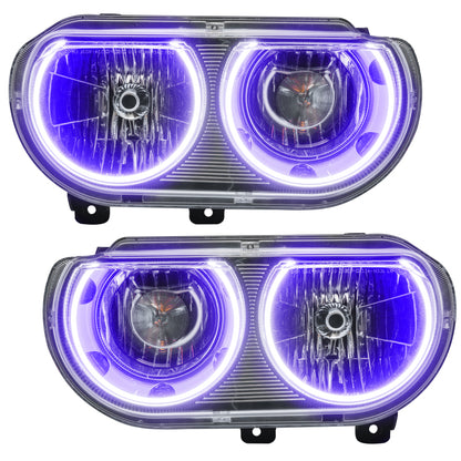 Oracle 08-14 Dodge Challenger SMD HL (Non-HID) - ColorSHIFT