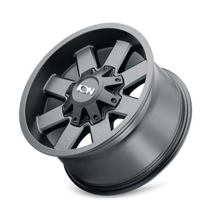 ION 141 18x9 / 8x165.1 BP / 18mm Offset / 125.2mm Hub Satin Black Wheel