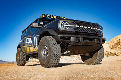 2021-2023 Ford Bronco Front 1.5-4 Inch Lift V.S. 2.5 Series Coilover Kit Remote Reservoir W/ CDCV Icon Vehicle Dynamics