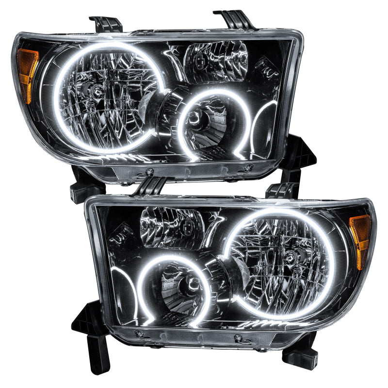 Oracle 07-11 Toyota Tundra Pre-Assembled Headlights - Black Housing - w/ 2.0 Controller