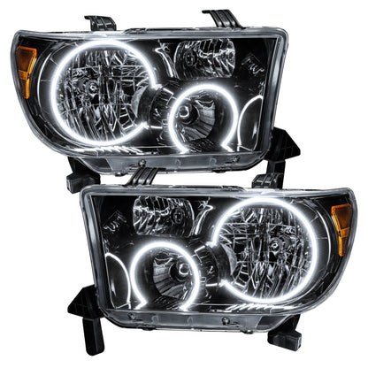 Oracle 07-11 Toyota Tundra Pre-Assembled Headlights - Black Housing - w/ 2.0 Controller