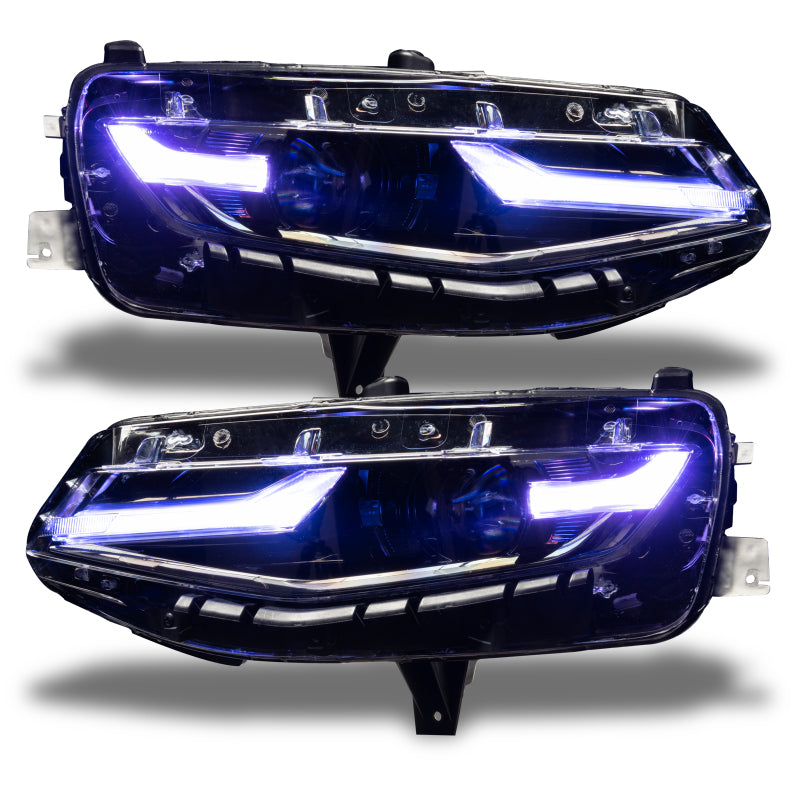 Oracle 19-21 Chevy Camaro LS/LT RGB+A Headlight DRL Kit - ColorSHIFT w/ RF Controller